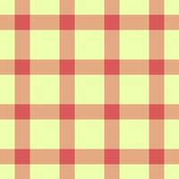 Japan pattern texture, paper plaid background textile. Improvement tartan check fabric seamless in orange and lime colors. vector