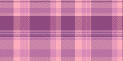 Daisy texture plaid background, covering tartan check textile. Towel pattern seamless fabric in pink and red colors. vector