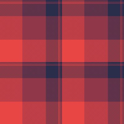 Nice texture check seamless, rug plaid tartan textile. Curtain background fabric pattern in red and dark colors.