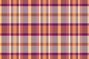 Bandanna tartan pattern texture, regular textile seamless plaid. Checked background fabric check in purple and light colors. vector