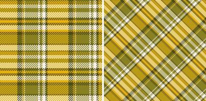 Tartan background plaid of check seamless pattern with a texture fabric textile . Set in favorite colors. Easter fashion ideas for a stylish celebration. vector