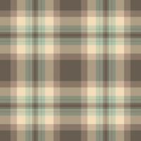 Upscale fabric plaid check, king seamless background texture. Male pattern textile tartan in pastel and light colors. vector