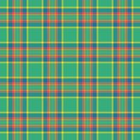 Mexican check background tartan, industry plaid texture . Stitch seamless fabric pattern textile in green and teal colors. vector