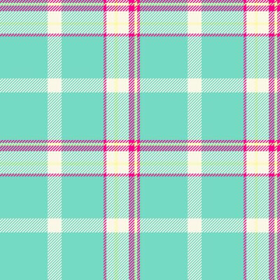 Mint background textile plaid, shabby tartan pattern texture. Micro seamless fabric check in teal and old lace colors.