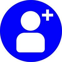 Blue color user icon design People icon design vector