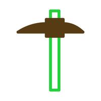 Pickaxe icon. Concept of mining, construction, and hard work. vector