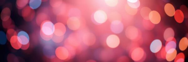 Colorful light bokeh creates a festive atmosphere during a nighttime celebration photo