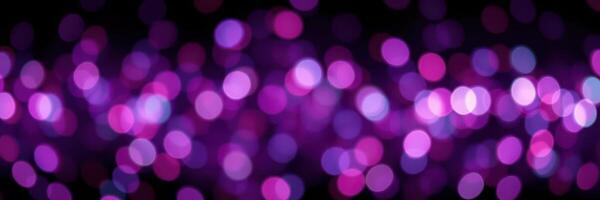 Purple bokeh lights create a vibrant atmosphere for celebrations and events photo