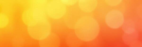 Vibrant orange and yellow bokeh lights create a warm atmosphere perfect for celebrations or festive events photo