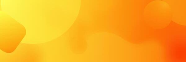 Bright orange and yellow abstract background with soft gradients and bubbles for design projects or digital art photo