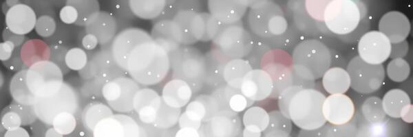 Festive bokeh effect creates a magical atmosphere for celebrations or events in bright light photo