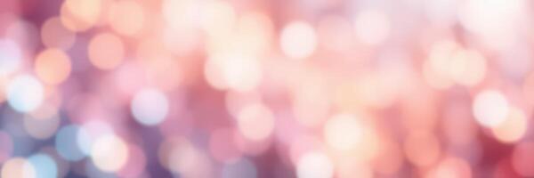 Colorful bokeh background with soft lights creating a vibrant atmosphere for celebrations or artistic projects photo