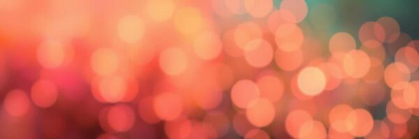 Colorful bokeh effects create a dreamy atmosphere in a soft, blurred background setting photo