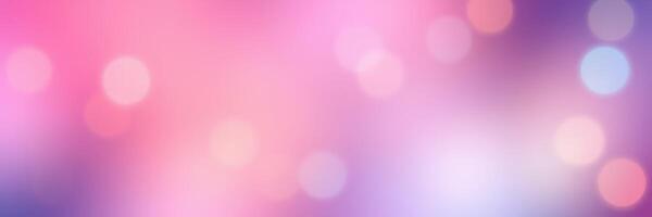 Colorful bokeh lights create an abstract background with soft hues of pink and purple in a dreamy atmosphere photo