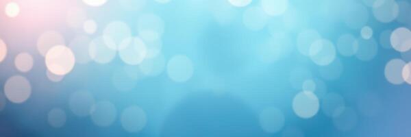 Soft blue background with circular bokeh lights creating a dreamy atmosphere for various designs and projects photo