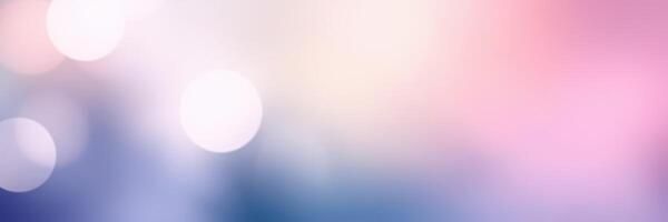 Colorful abstract background with soft bokeh effect in shades of pink and blue highlighting a dreamy atmosphere in evening light photo