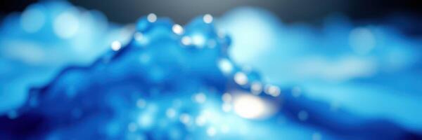 Waves of blue water reflecting light at an outdoor location on a sunny day photo