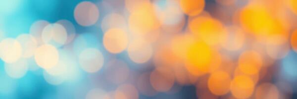 Colorful bokeh lights create a dreamy atmosphere in a soft background during a festive celebration photo