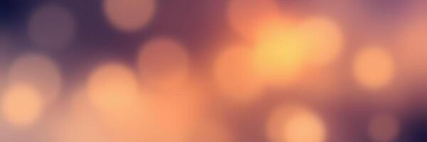 Colorful bokeh lights create a soft and dreamy atmosphere in the evening sky photo