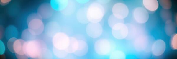 Colorful abstract bokeh lights create a dreamy atmosphere at a nighttime event photo