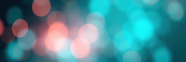 Colorful lights create a vivid bokeh effect in a dark setting, showcasing vibrant hues blending together photo