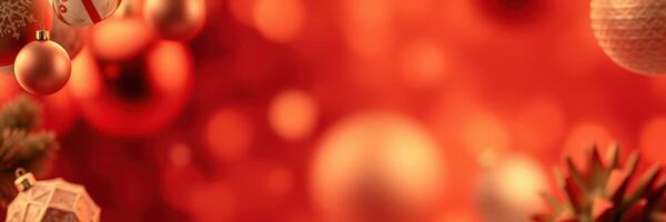 Festive decorative ornaments and vibrant colors create a warm holiday atmosphere in a cozy setting photo