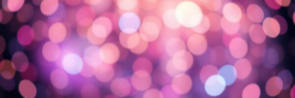 Colorful bokeh lights create a festive atmosphere at a nighttime celebration or event in an urban setting photo