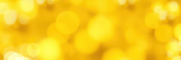 Bright golden bokeh lights create a warm and joyful atmosphere during a celebration or festive event in the evening photo