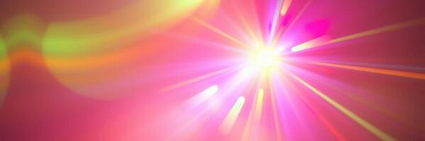 Colorful light rays create a vibrant atmosphere during an evening celebration or party in an indoor venue photo