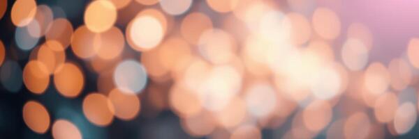 Colorful bokeh lights create a vibrant atmosphere for a festive celebration in the evening sky photo
