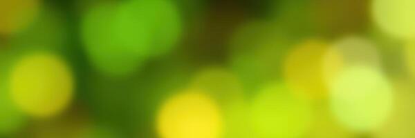 Colorful bokeh background creates a serene and calming atmosphere in nature settings photo