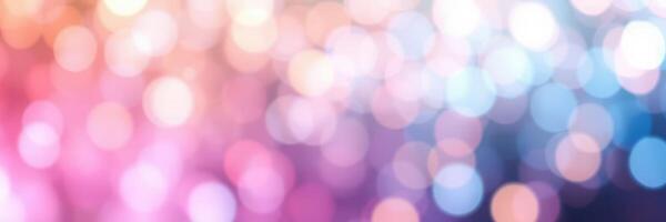 Colorful bokeh lights create an enchanting atmosphere, perfect for celebrations or artistic projects at night photo