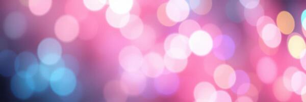 Colorful bokeh lights create a vibrant backdrop for festive gatherings and celebrations at night photo
