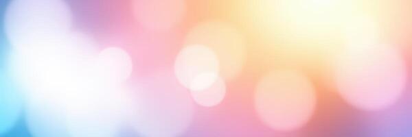 Vibrant abstract background with soft bokeh effects in pastel shades conveys a dreamy atmosphere photo
