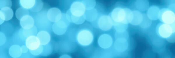 Soft blue bokeh lights creating a calming atmosphere in an indoor setting at twilight photo