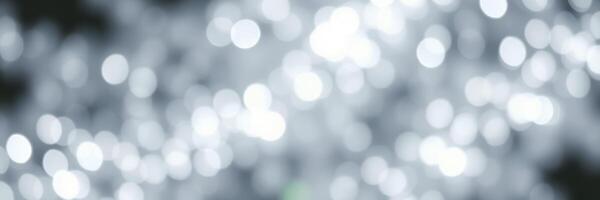 Soft bokeh lights create a dreamy atmosphere for a festive celebration at night photo