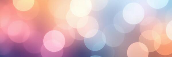 Colorful bokeh background creates a dreamy atmosphere at a celebration or festive event photo