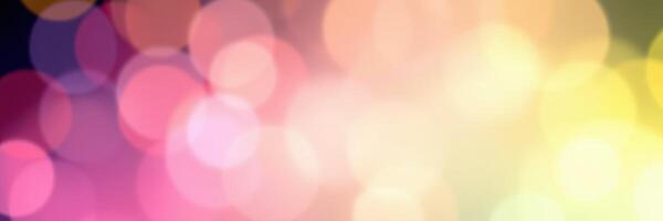 Colorful bokeh lights creating a vibrant and dreamy atmosphere during a festive celebration at night photo