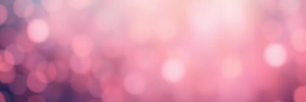 Soft bokeh background with pink and purple tones creating a dreamy atmosphere for artistic designs and presentations photo