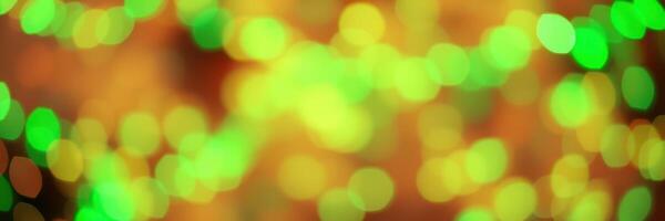 Colorful bokeh lights create a festive atmosphere during a celebration in the evening photo
