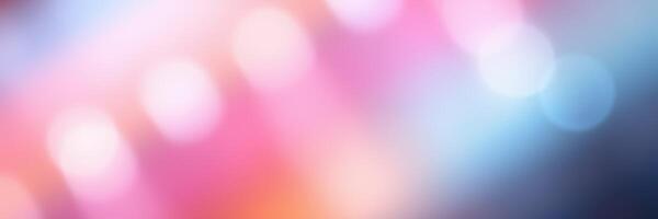 Colorful bokeh lights create a dreamy background atmosphere for creative projects at night photo