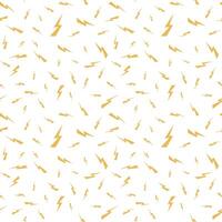 Lightning bolt seamless pattern. Electricity sign. Isolated on white background vector