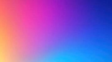 Bright gradient art features a smooth transition from purple to pink and blue, creating a vibrant atmosphere photo