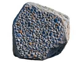 Smooth rock isolated on transparent background png