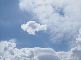 cloudy blue sky background photo