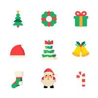 Christmas Element Flat Design vector
