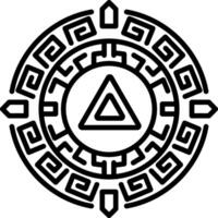 Sparta laconia symbol icon in line style vector