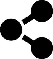 Abstract Social Media Share Symbol Connection Design vector
