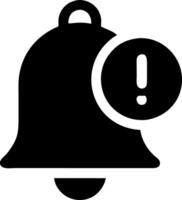 Alert Notification Bell with Exclamation Symbol for Digital Communication vector