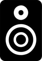 Audio Speaker Graphic for Music and Technology Design Projects vector